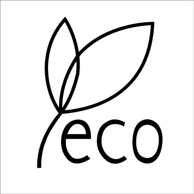 矢量生态图标与树叶
