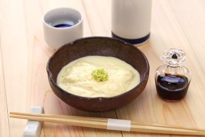 豆腐皮生鱼片，日本素食