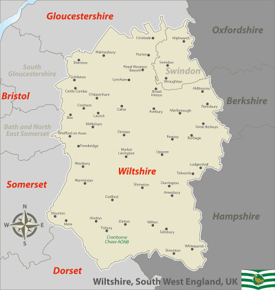 Wiltshire in South West England
