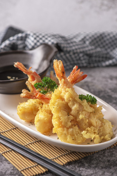 炸虾食谱香脆天妇罗炸虾炸虾