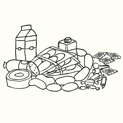 食品分离示意图