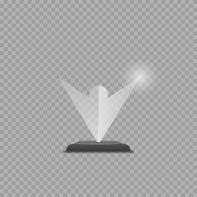 玻璃冠军奖杯