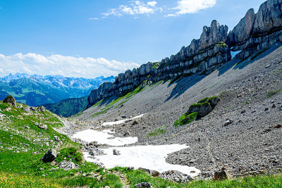 欧洲阿尔卑斯山的阿尔卑斯山景观