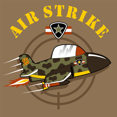 military jet cartoon