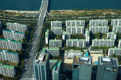 这是首尔的风景。