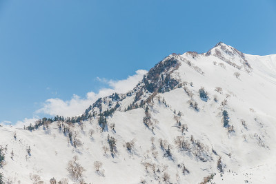 的雪山