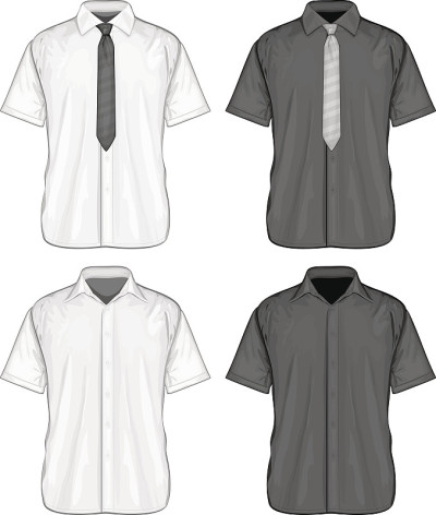 短袖礼服衬衫