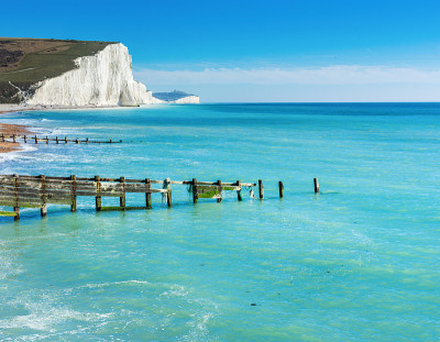 英国西福德的Cuckmere Haven