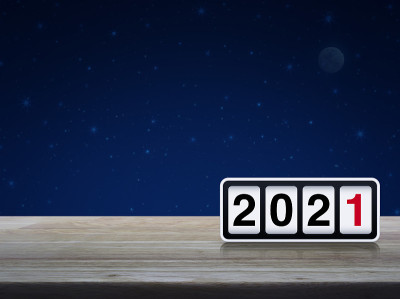2021年新年封面概念