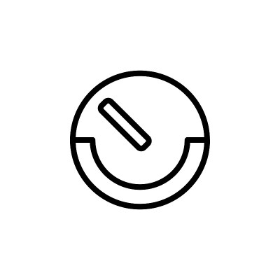 速度计图标。移动概念和web应用程序的极简图标元素。细线图标用于网站设计和开发，应用程序开发