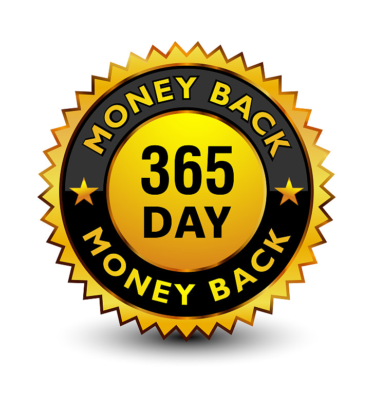 Powerful golden 365 day / 1 year money back guaran