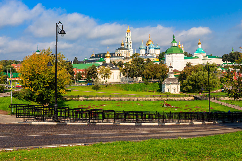 三一拉夫拉圣Sergius在Sergiev Posad，俄罗斯