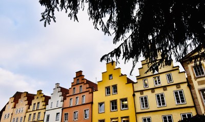 著名的天际线Osnabrück