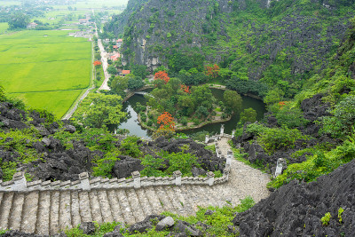 宁平的董安潭景观