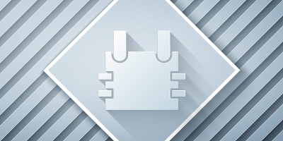 Paper cut Bulletproof vest for protection from bul