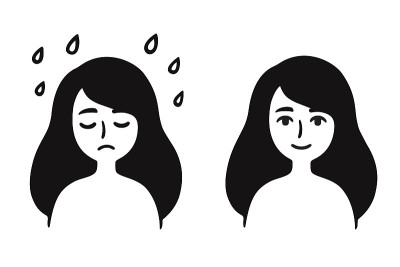 抑郁的女孩吸引