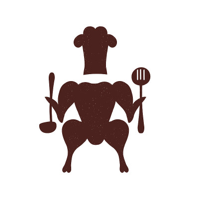 烤鸡。孤立的肉在白色背景