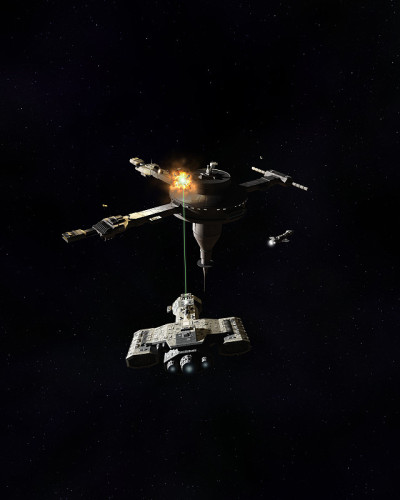 星际空间站遭到攻击