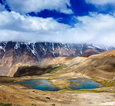喜马拉雅山脉的高山湖泊