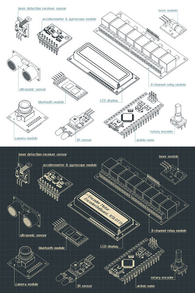 Arduino传感器设置图纸