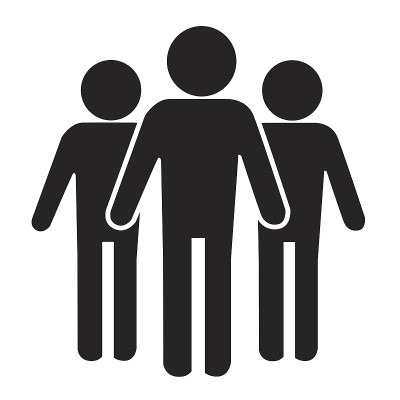 人口人物图标插图设计