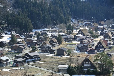 雪后，白川古