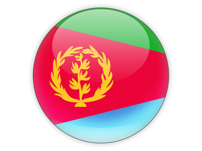 圆形图标与厄立特里亚旗