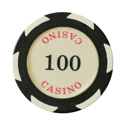 100美元的赌场筹码
