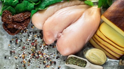 生鸡肉角
