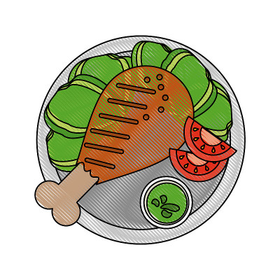 沙拉鸡腿
