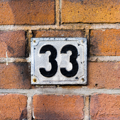 门牌号33