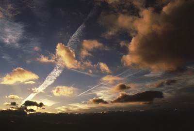 日落的天空