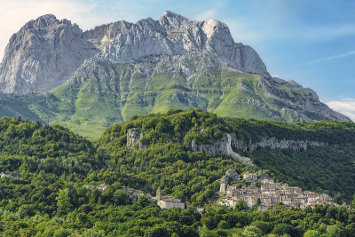Pietracamela，位于Monti della Laga - Gran Sasso - Ita