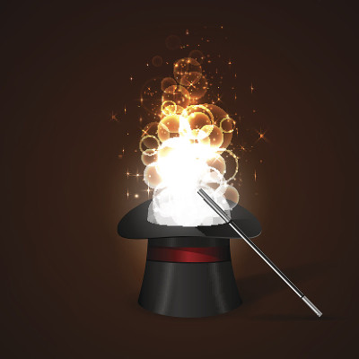 魔杖和魔法帽