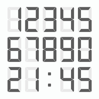 计算器数字集。