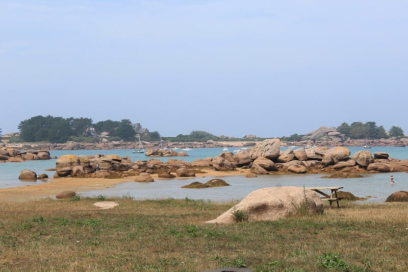 粉红花岗岩海岸和海滩-布列塔尼-装甲海岸-法国