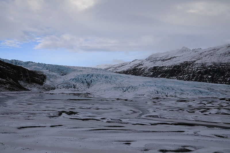 Fláajökull，冰岛东南部Höfn附近的冰川