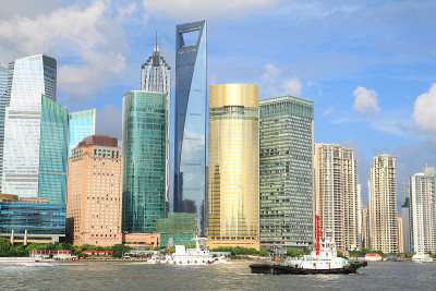 上海陆家嘴城市景观天际线