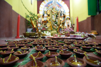 Durga Puja，西孟加拉的年度节日
