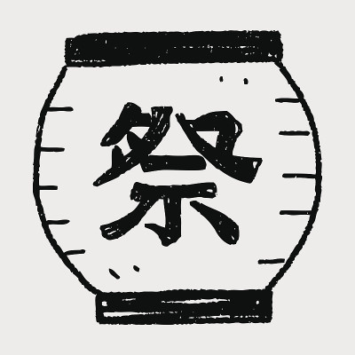 中国彩灯涂鸦