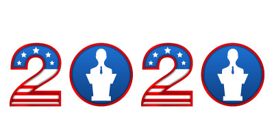 美国2020年总统大选。登记投票，投票运动