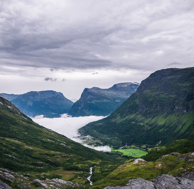 Geiranger峡湾,挪威
