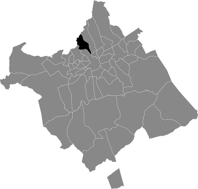 西班牙穆尔西亚市El Puntal区的位置地图