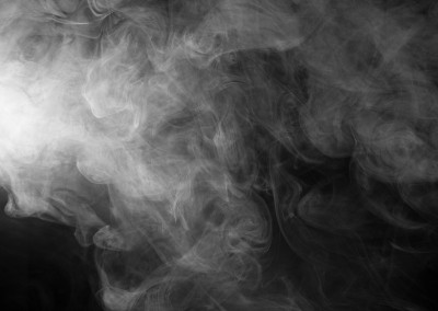 黑与白抽象的烟
