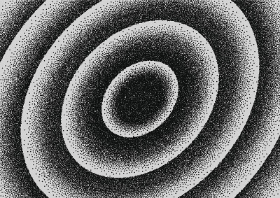 Abstract vector dot background. Dotted oval stippl