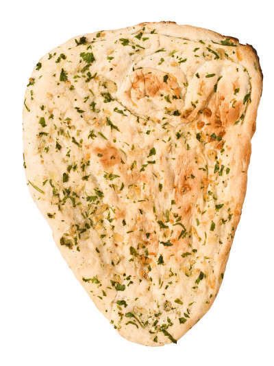 印度大蒜和欧芹烤饼