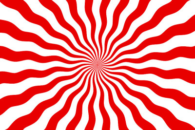 Vector simple red and white background. Spiral str