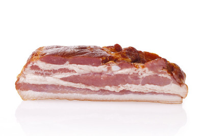 新鲜的熏肉