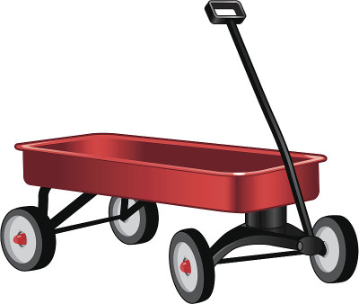 红色小玩具车