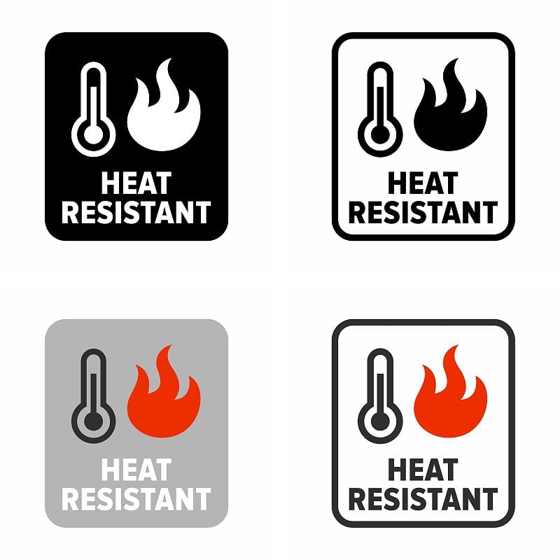 耐热性，器皿或物品属性，信息标志